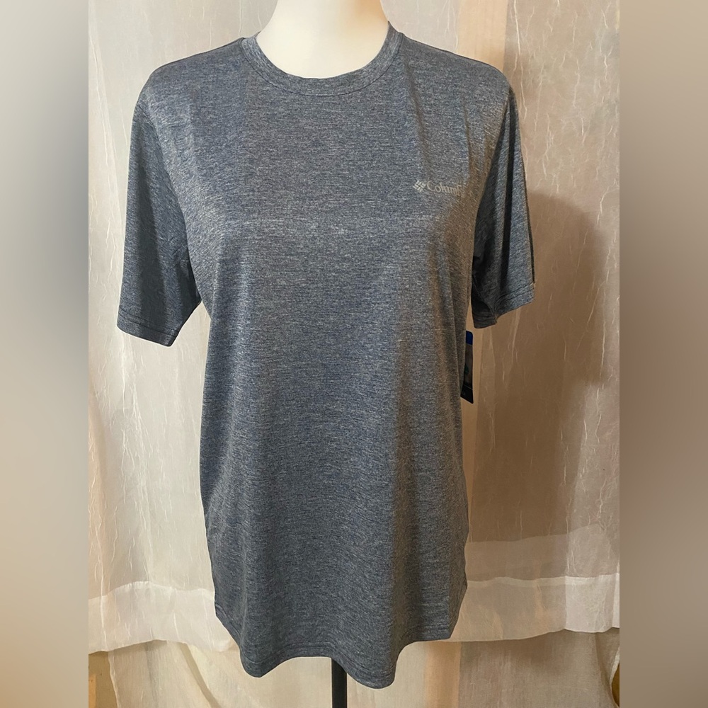 Columbia Hike Men's Heathered Gray Short Sleeve Omni-Wick shirt